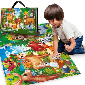 2x3 FT Giant Floor Puzzles for Kids Ages 4-6 | Forest