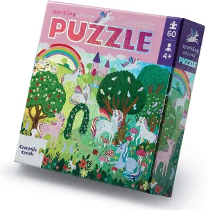 60 pc sparkling unicorn | puzzle