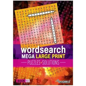 A4 Modern Word Search Book - Mega Large Print Challenging Puzzles Easy-to-Read Format Wide