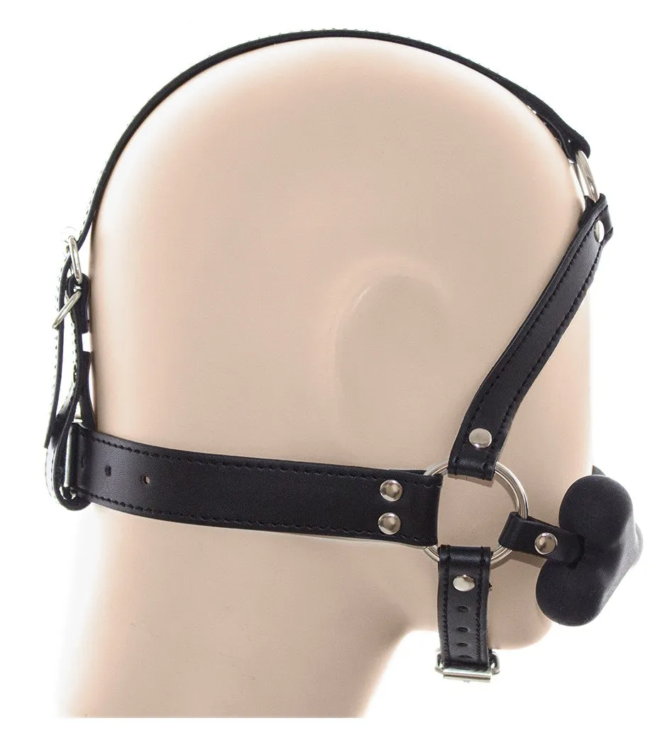 Ball Gag - Dog Bone Ball Gag Face Harness