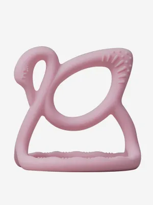 Bloom Bambini Baby Swan Teether in Pink