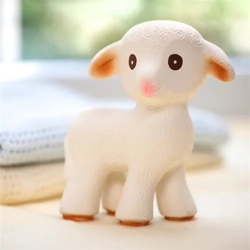 CaaOcho Baby Natural Rubber Teether  - Mia the Lamb