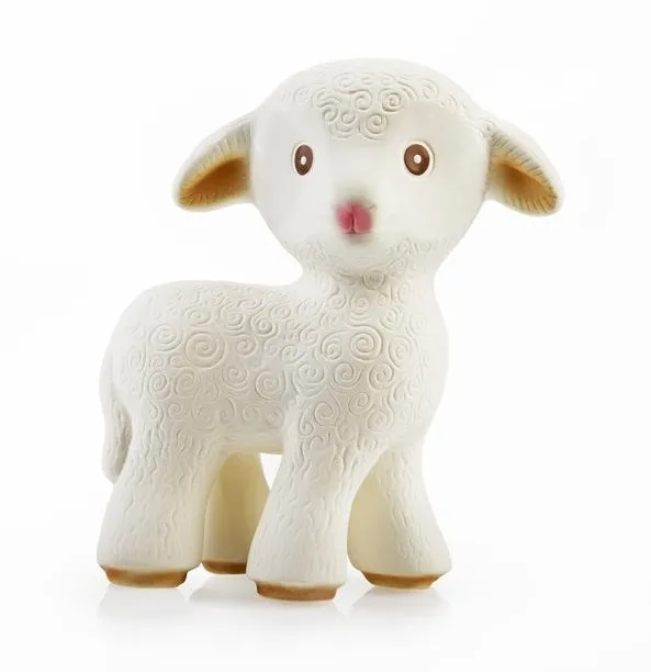 CaaOcho Baby Natural Rubber Teether  - Mia the Lamb