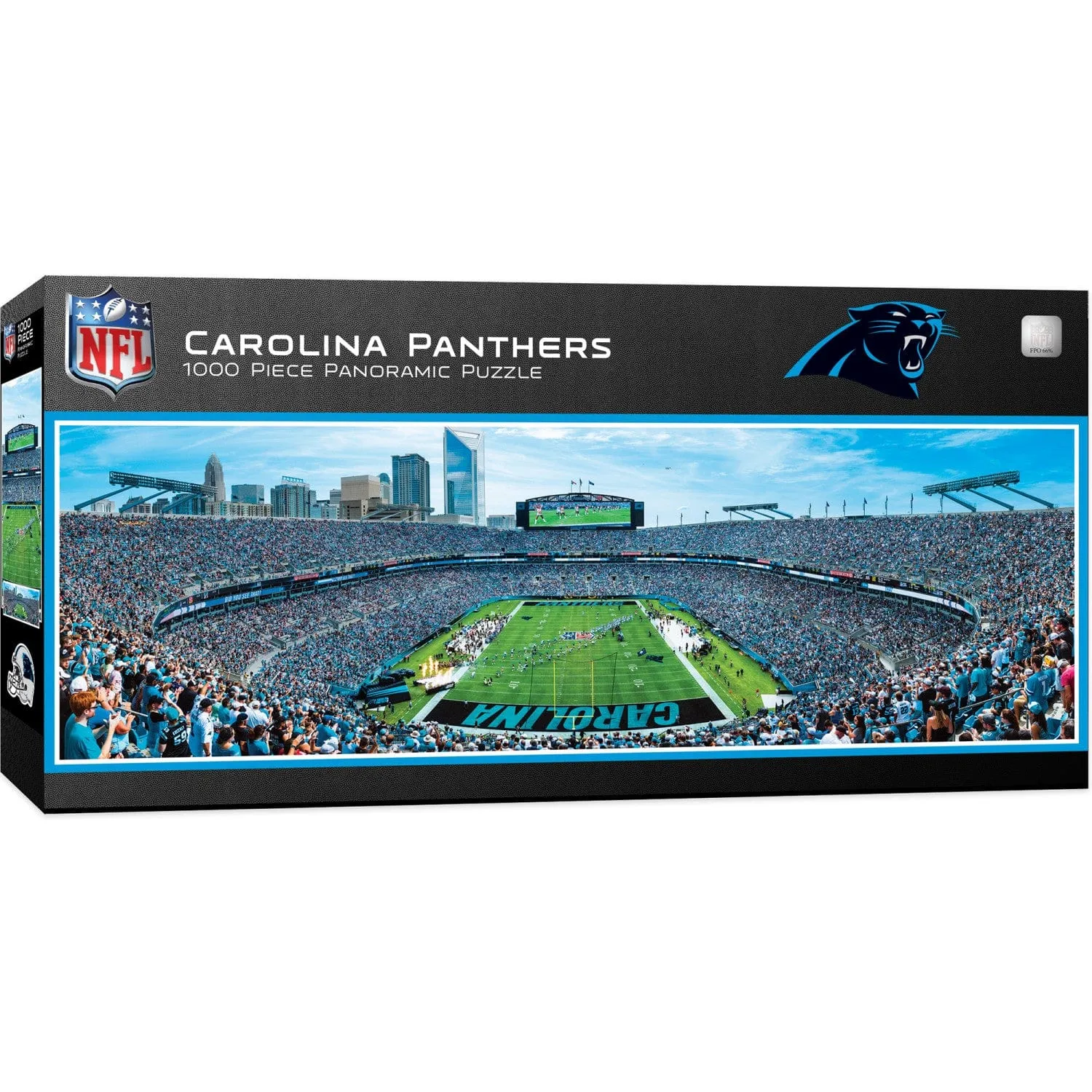 Carolina Panthers - 1000 Piece Panoramic Jigsaw Puzzle