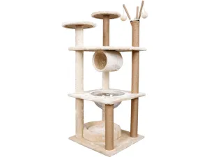 Cat Tree & Scratching Beige 50*50*126 Design B