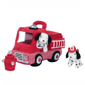 Fire Truck Interactive Plush Play Set