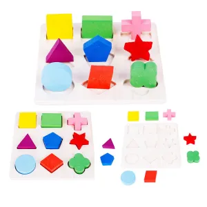 Geometric Shape Jigsaw for Kids Educational Toy