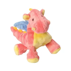 GoDog Coral Dragon Plush Dog Toy