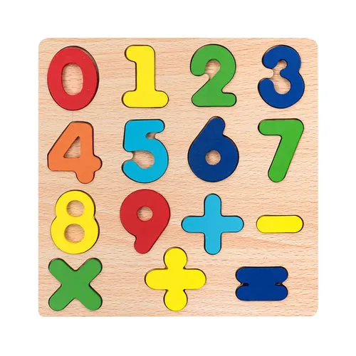 Interactive 3D Wooden Learning Toys for Numbers, Letters & Shapes