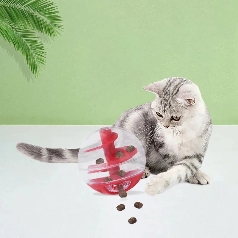 Interactive Cat Feeding Ball Toy