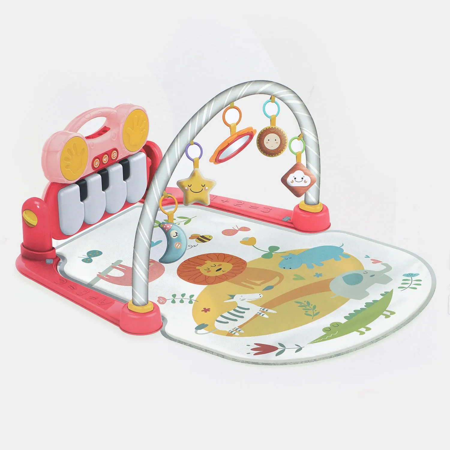 Kick and Play Baby Activity Gym with Music and Lights