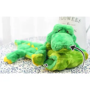 Ohmypet Dog Crocodile Squeak-o-Mania Toy