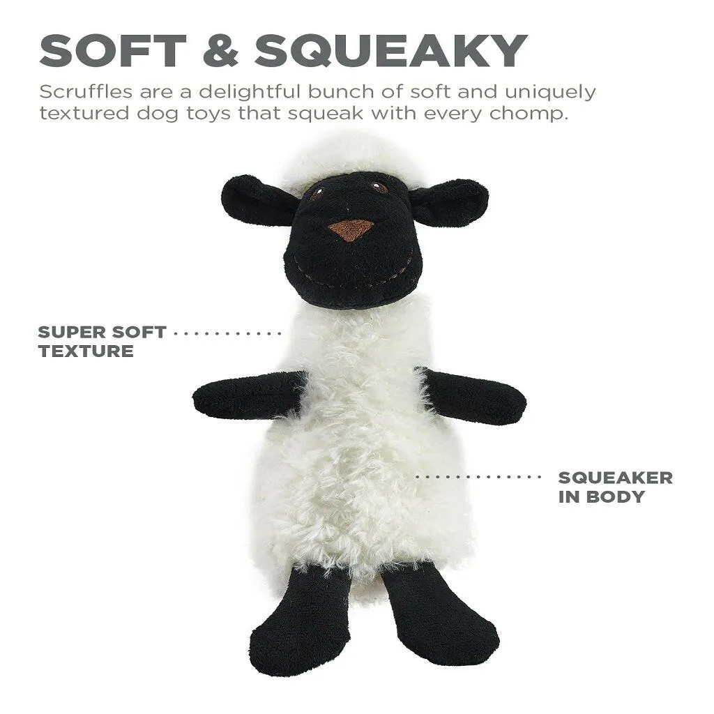 Outward Hound Scruffles Lamb Plush Squeaky Toy For Dog