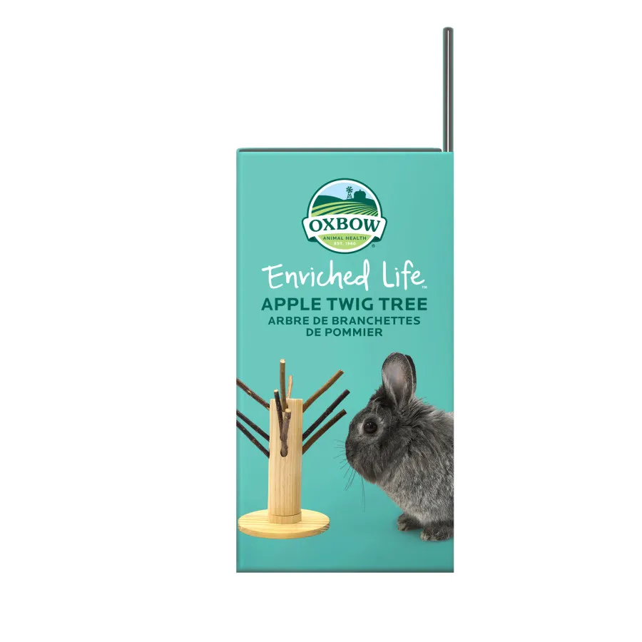 Oxbow Animal Health Enriched Life Small Animal Apple Twig Tree Treat Hanger