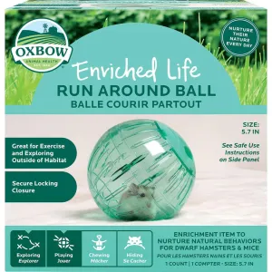 Oxbow Enriched Life Run Around Ball Toy For Small Animals