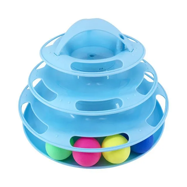 Pawstrip Cat Toy Ball Track - Endless Fun & Play for Your Kitty!