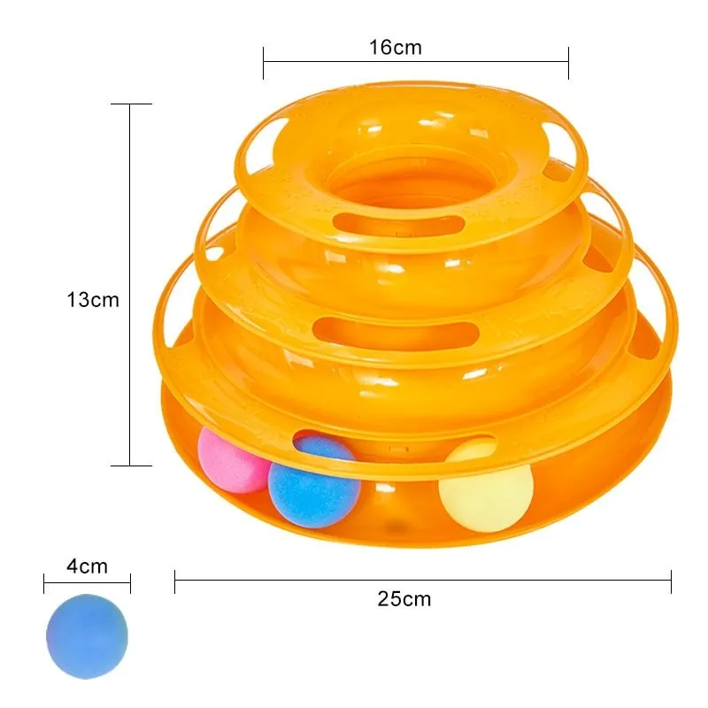 Pawstrip Cat Toy Ball Track - Endless Fun & Play for Your Kitty!