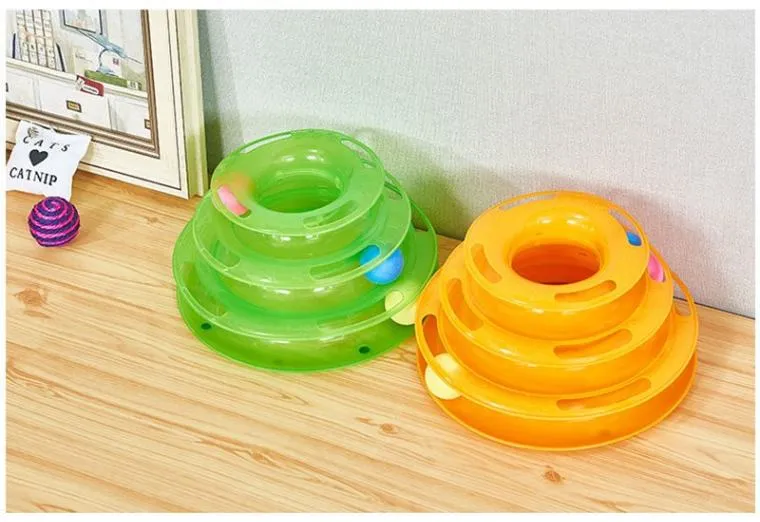 Pawstrip Cat Toy Ball Track - Endless Fun & Play for Your Kitty!