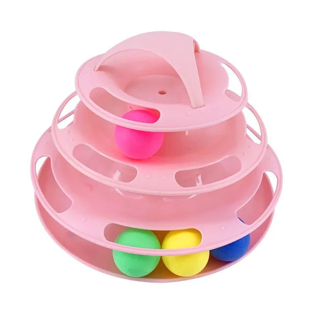 Pawstrip Cat Toy Ball Track - Endless Fun & Play for Your Kitty!