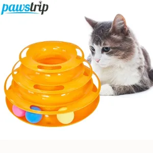 Pawstrip Cat Toy Ball Track - Endless Fun & Play for Your Kitty!