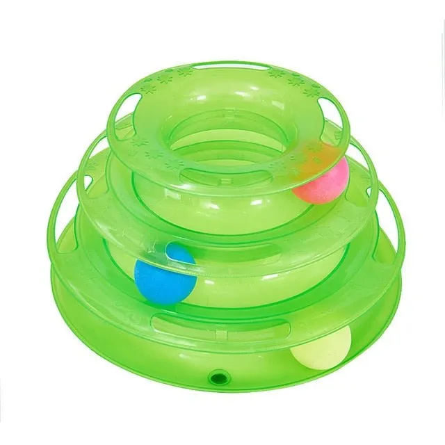 Pawstrip Cat Toy Ball Track - Endless Fun & Play for Your Kitty!