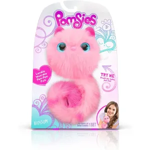 Pomsies Speckles Plush Pom-Pom Interactive Toys, Pink