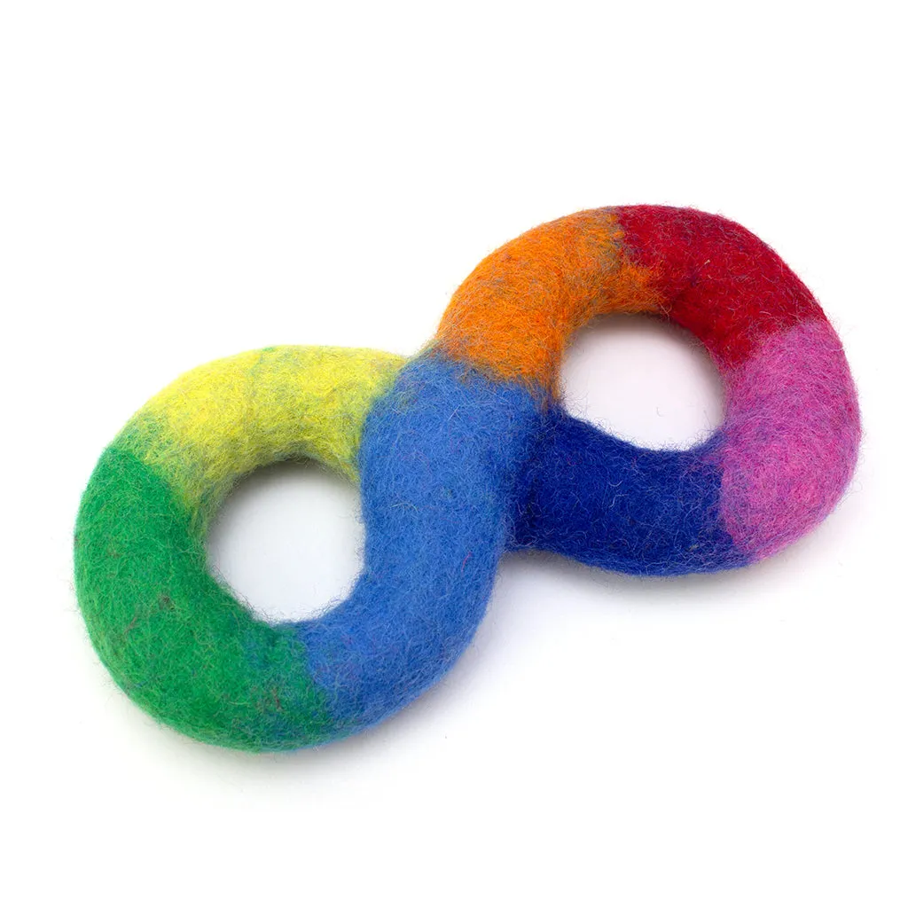 Rainbow Tug Dog Toy