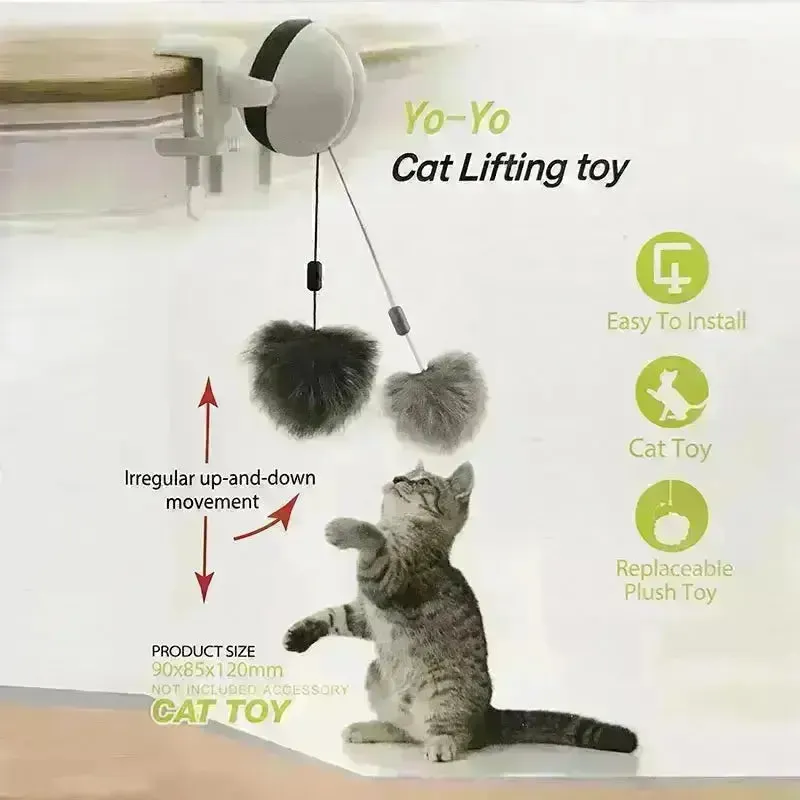 Rotating Interactive Cat Teaser Toy