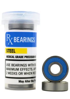 Rx Blue Steel Skateboard Bearings