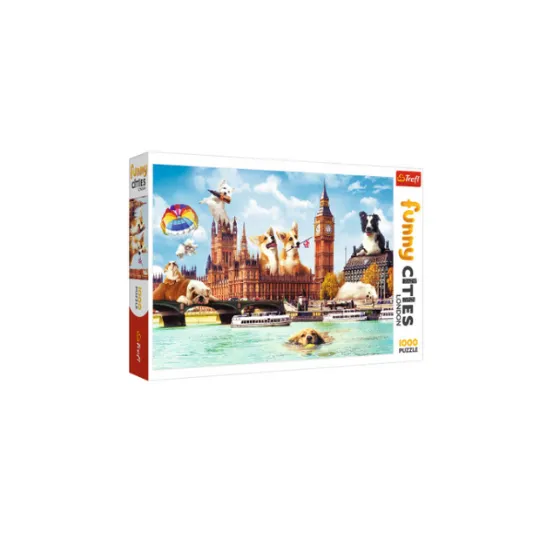 Trefl 1000 Piece Puzzle Funny Cities Dogs in London