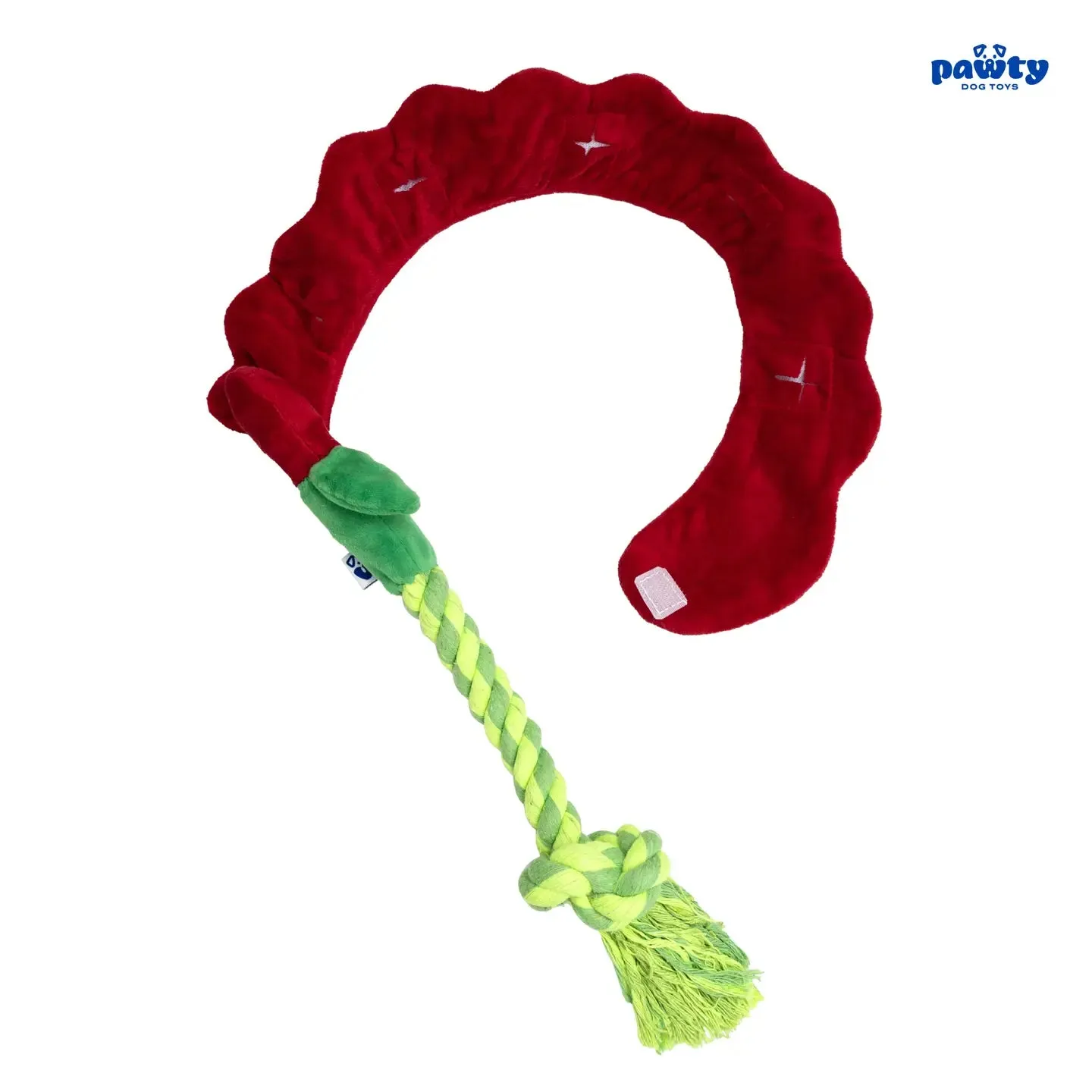 Tug & Treat Rose Tug Rope Dog Toy